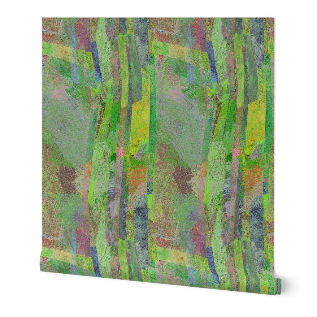 painting- abstract greenery