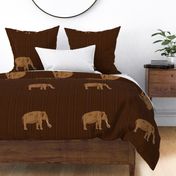 Wooden Elephant for Pillow