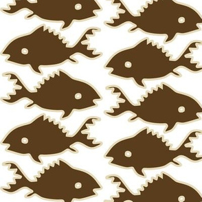 Fishes-1-brown-sand-outlines-WHITE-LG