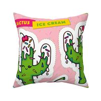 Cactus Ice Cream Pillow