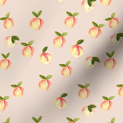 watercolor peaches || peach