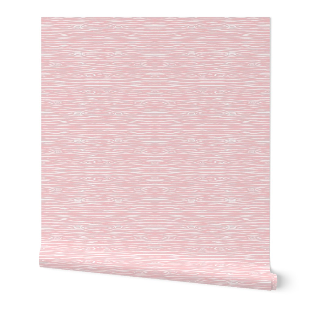 Woodgrain small - pink and white