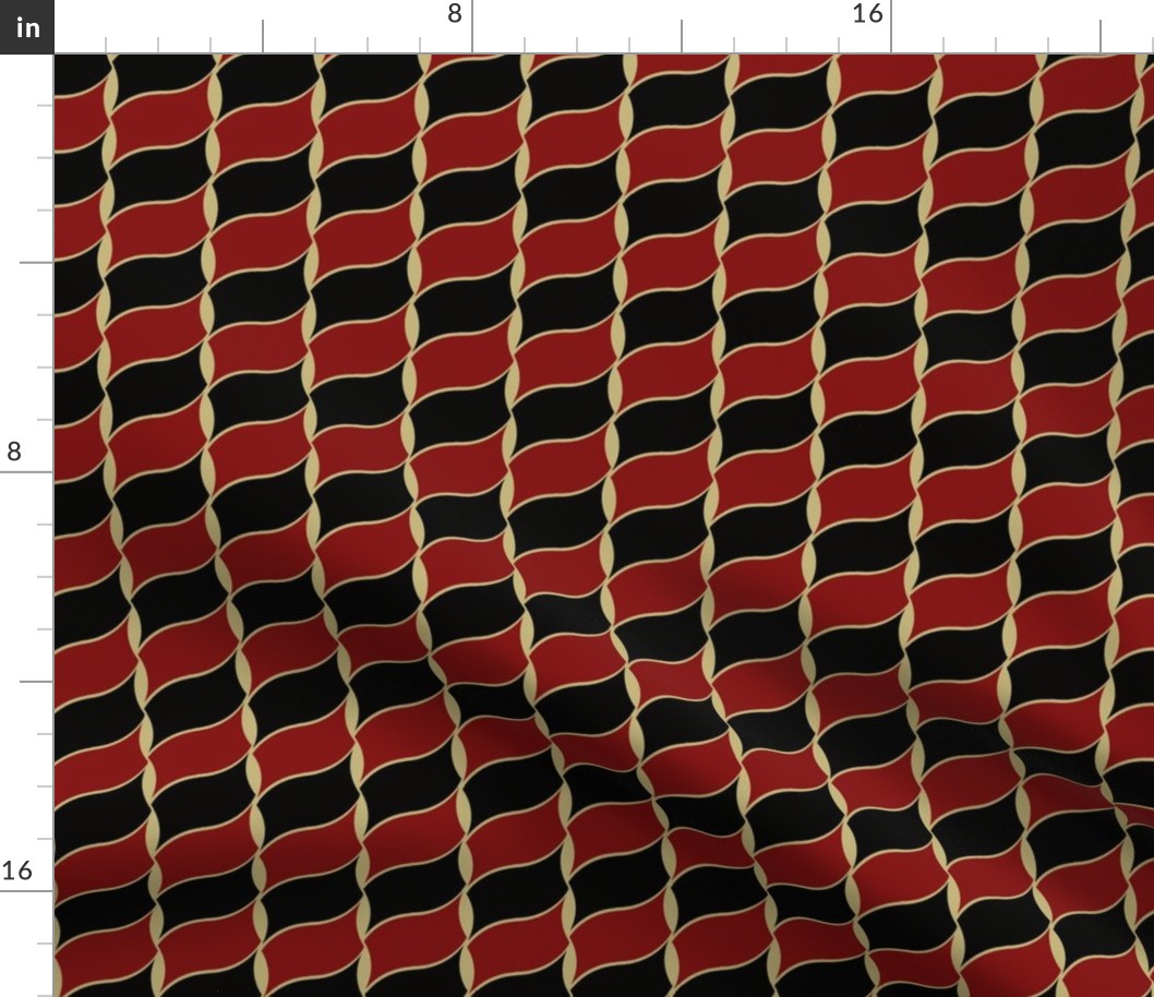 Leaves_Pattern_Red_Gold_Black