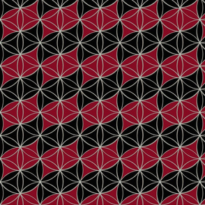 Flower_of_Life_Red_and_Black_Pattern