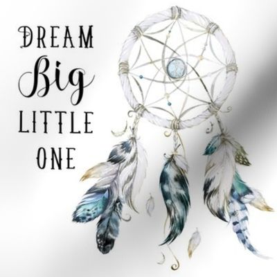 8" Little Chief Dream Catcher with Quote