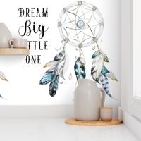 8" Little Chief Dream Catcher with Quote