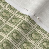 1908 George Washington 8-cent olive green stamp sheet