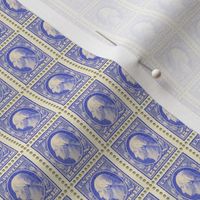 1908 George Washington 15-cent periwinkle blue stamp sheet