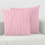 Ditsy Tribal Stripe Pink and White