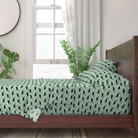 border collies light sage green border collie fabric collies