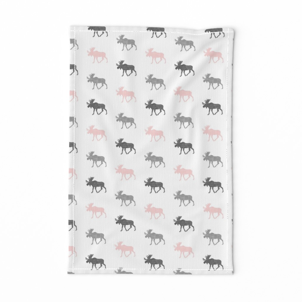 multi moose (small scale) || pink & grey