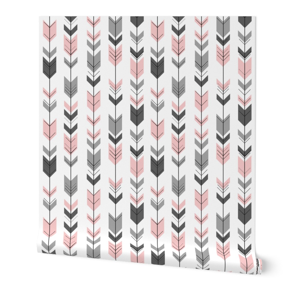 fletching arrows (small scale) || pink and grey 