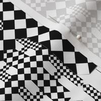 checkerboard crosses