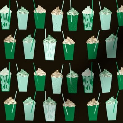 shamrock shake mint iced drink coffee milkshake st patricks day 