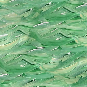 Painting Green Waves