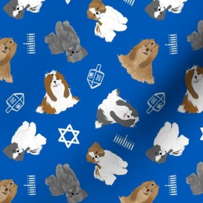 Tiny Shih Tzus - Hanukkah