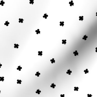 Clover Dots - Black & White