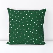 Clover Dots - Green & White