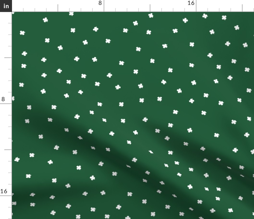 Clover Dots - Green & White