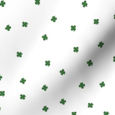 Clover Dots - White & Green