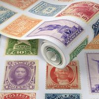 extra-large Hawaiian postage stamps