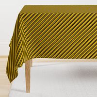 Diagonal Double Stripes in Yellow and Black