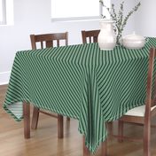 Diagonal Double Stripes in Green and Grey