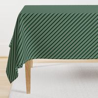 Diagonal Double Stripes in Green and Grey