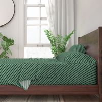 Diagonal Double Stripes in Green and Grey