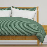 Diagonal Double Stripes in Green and Grey