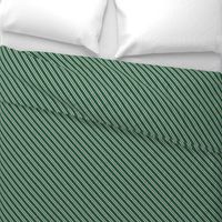 Diagonal Double Stripes in Green and Grey