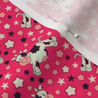 Pink Cows and Stars