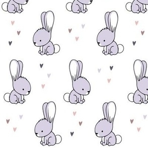 baby bunnies || purple