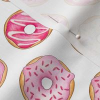 Iced Donuts - Pink 2 inch donuts