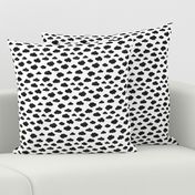 Black clouds black and white abstract geometric gender neutrals prints for kids Small