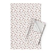 Beige pastel clouds monochrome and white abstract geometric gender neutrals prints for kids Small