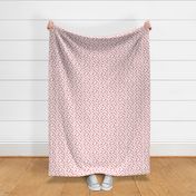 Pink clouds monochrome and white abstract geometric gender neutrals prints for kids Small