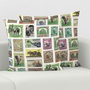 Extra-large elephant postage stamps 