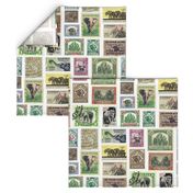 Extra-large elephant postage stamps 