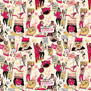 Women's March + Pussy Hat pattern