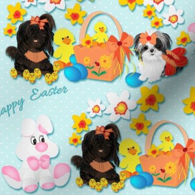 Shih tzu - Easter Bunny