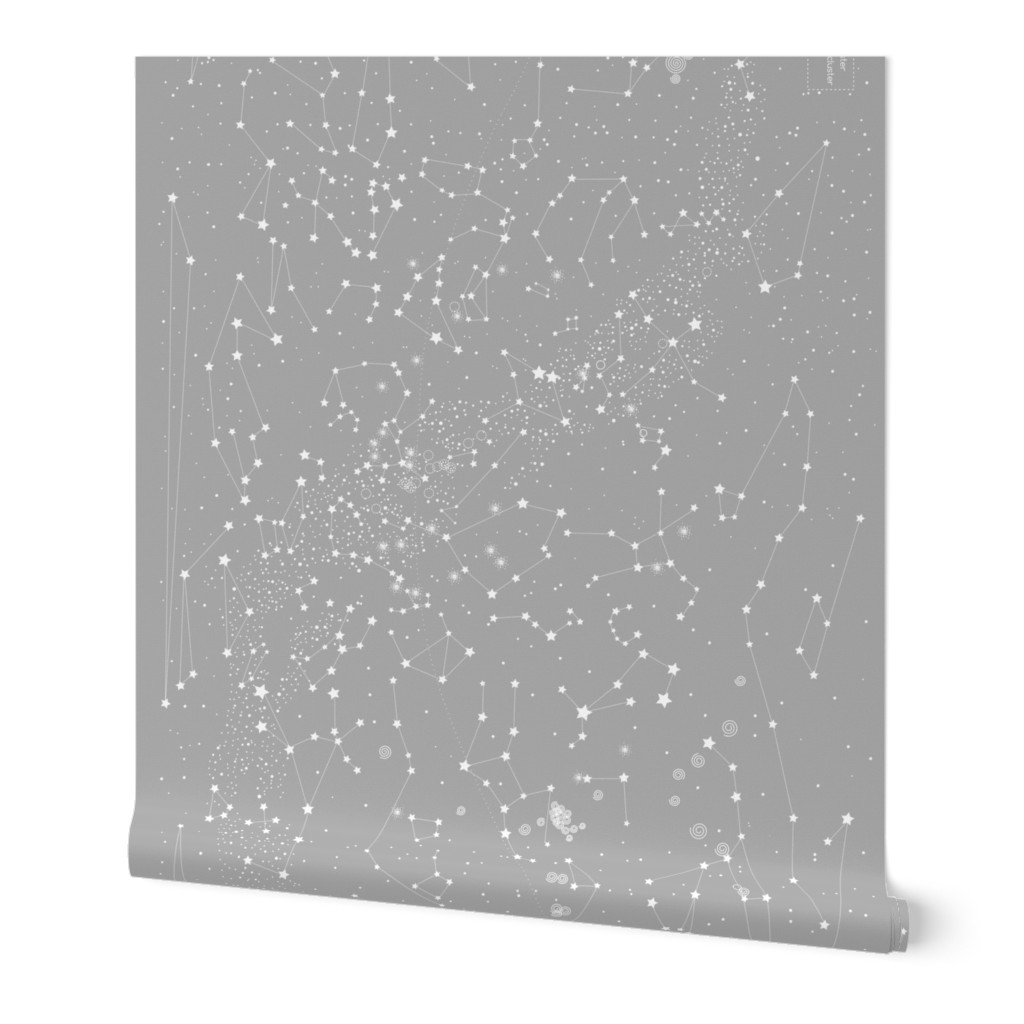 Star Map - grey
