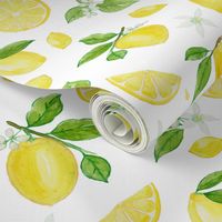 Lemons in Watercolor