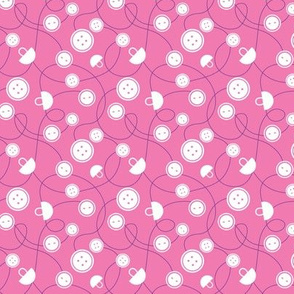 Craft Buttons-pink