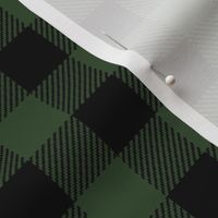 buffalo check hunter green plaid fabric