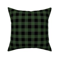 buffalo check hunter green plaid fabric