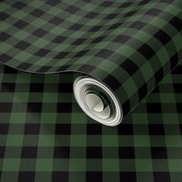 buffalo check hunter green plaid fabric