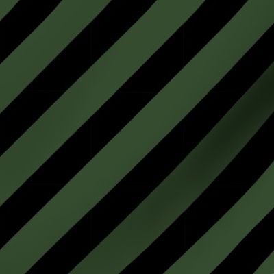 diagonal stripe fabric hunter green and black fabric