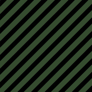 diagonal stripe fabric hunter green and black fabric