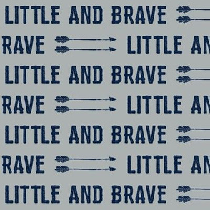 navy on grey - Little and Brave 